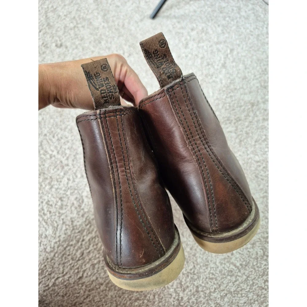 Red Wing Classic Chelsea Boots Brown Leather Size 12 D